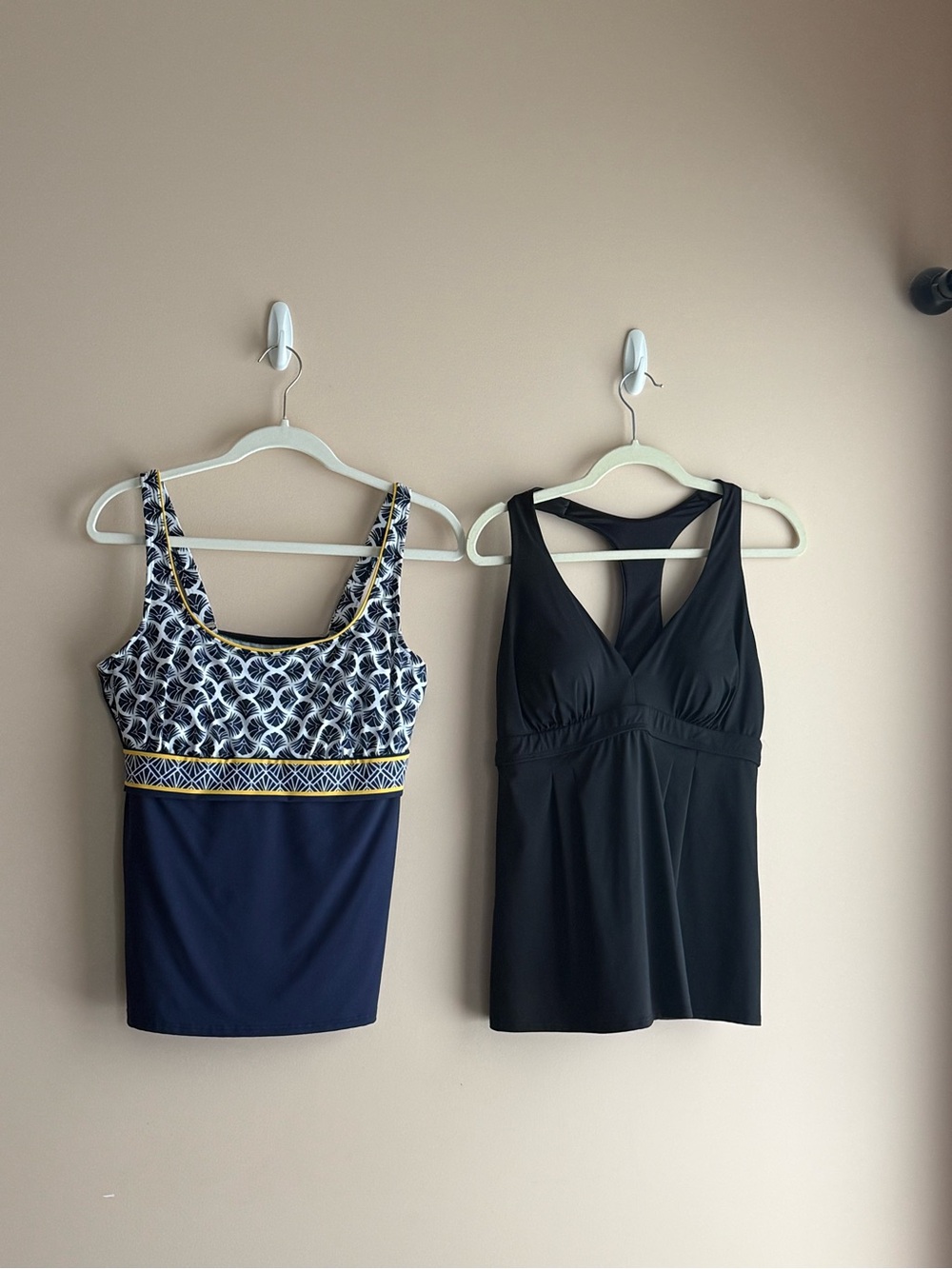 Two Never Worn Lands' End Women’s Swim Tanks